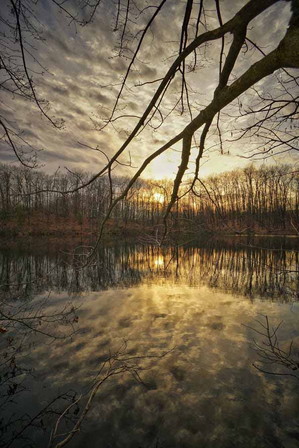 Sunset on the Ice Age Trail